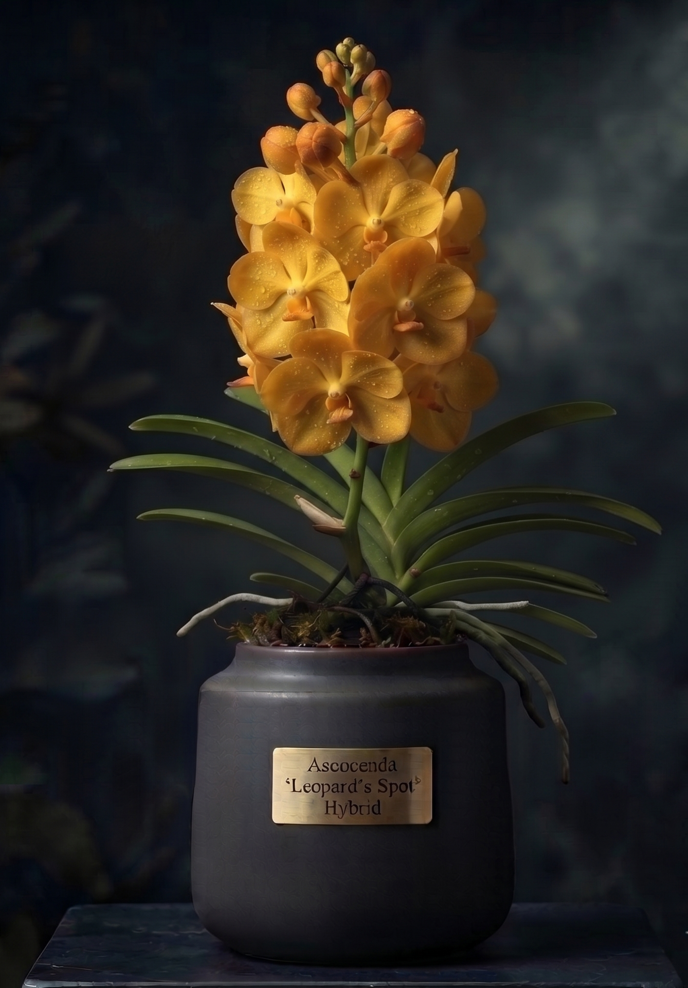 Vanda-Ascda. Tri Star Gold